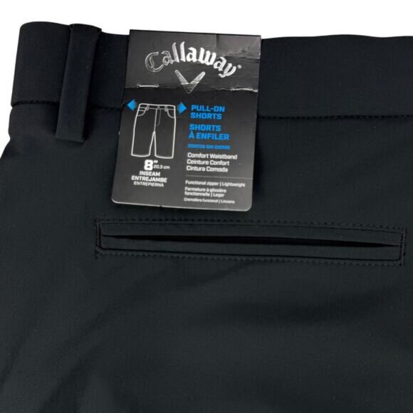 Callaway Men's Performance Black Golf 8" Short Size XL - Picture 7 of 8